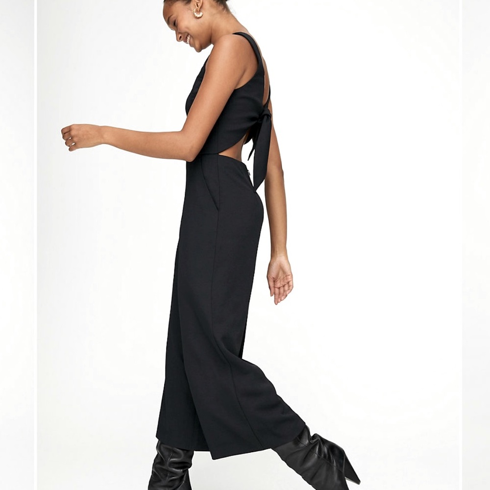 Aritzia Wilfred Ecoulement Jumpsuit in Black